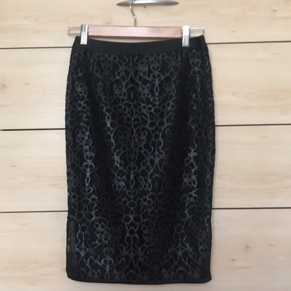 Kora Rae Lace Pencil Skirt - Picture 1 of 2